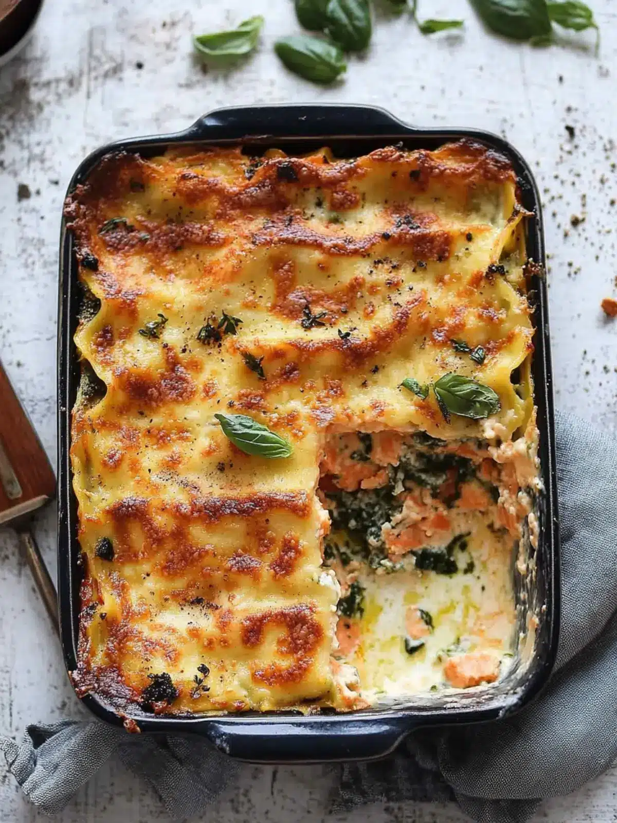 Salmon Lasagna