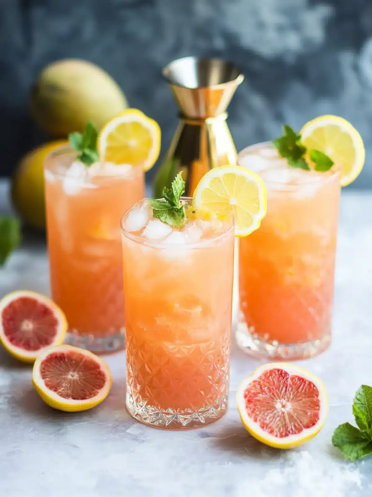 Guava Mocktails With Lemon