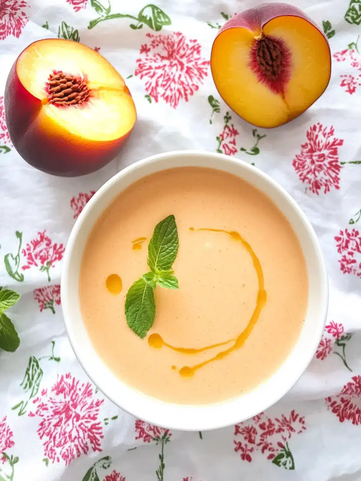 Chilled Peach Soup