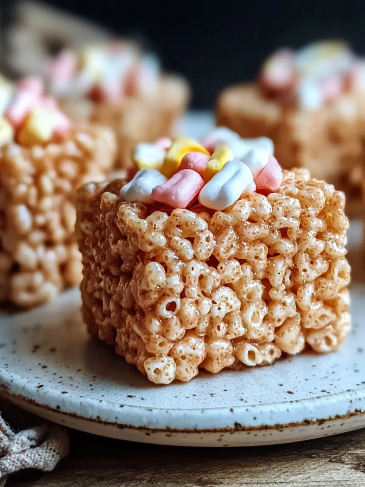 Churro Rice Krispie Treat
