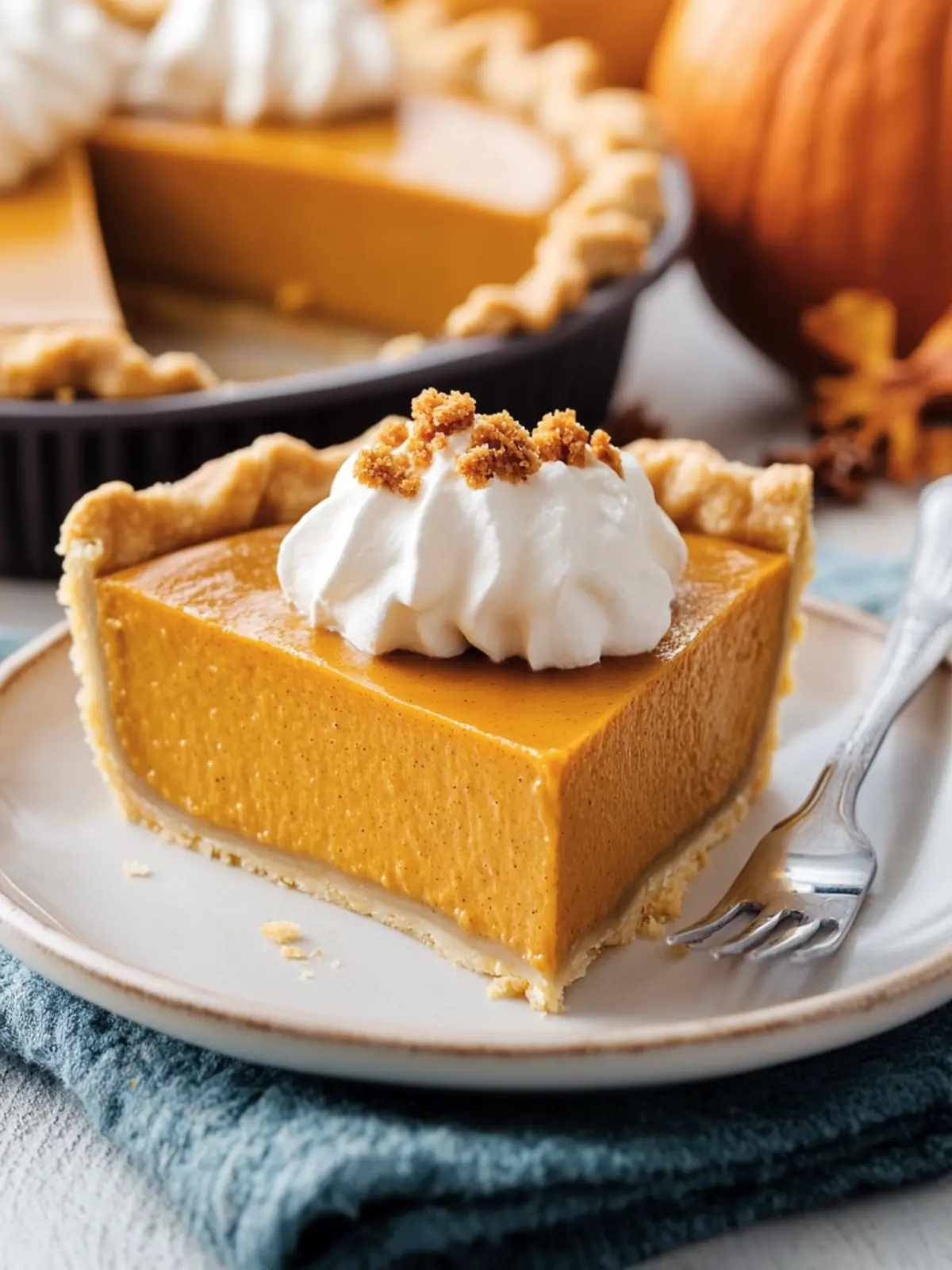 Pumpkin Chiffon Pie