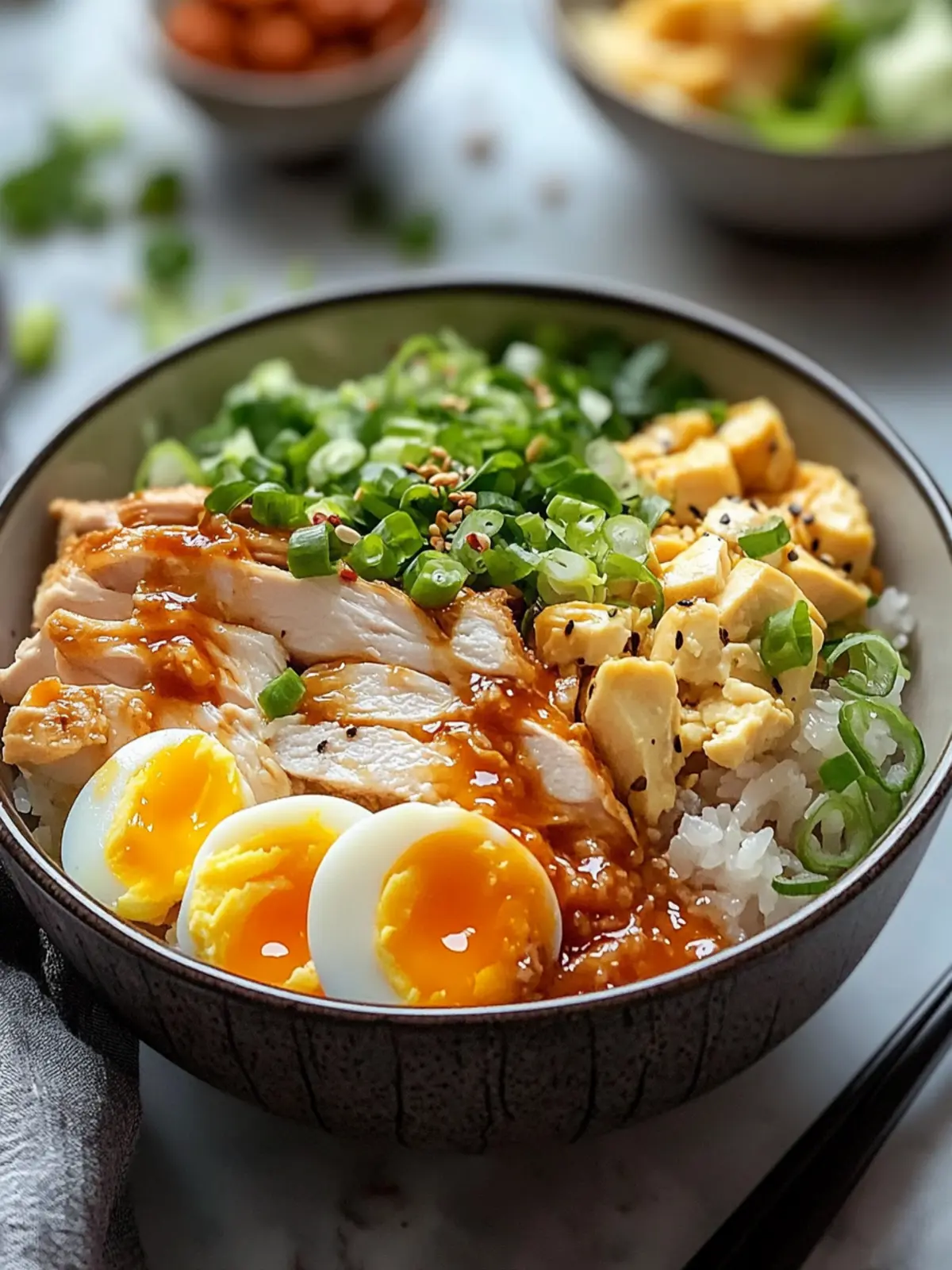 Chicken and Egg Rice Bowl