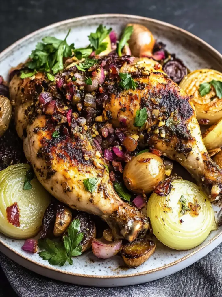 Palestinian Sumac Chicken with Onions