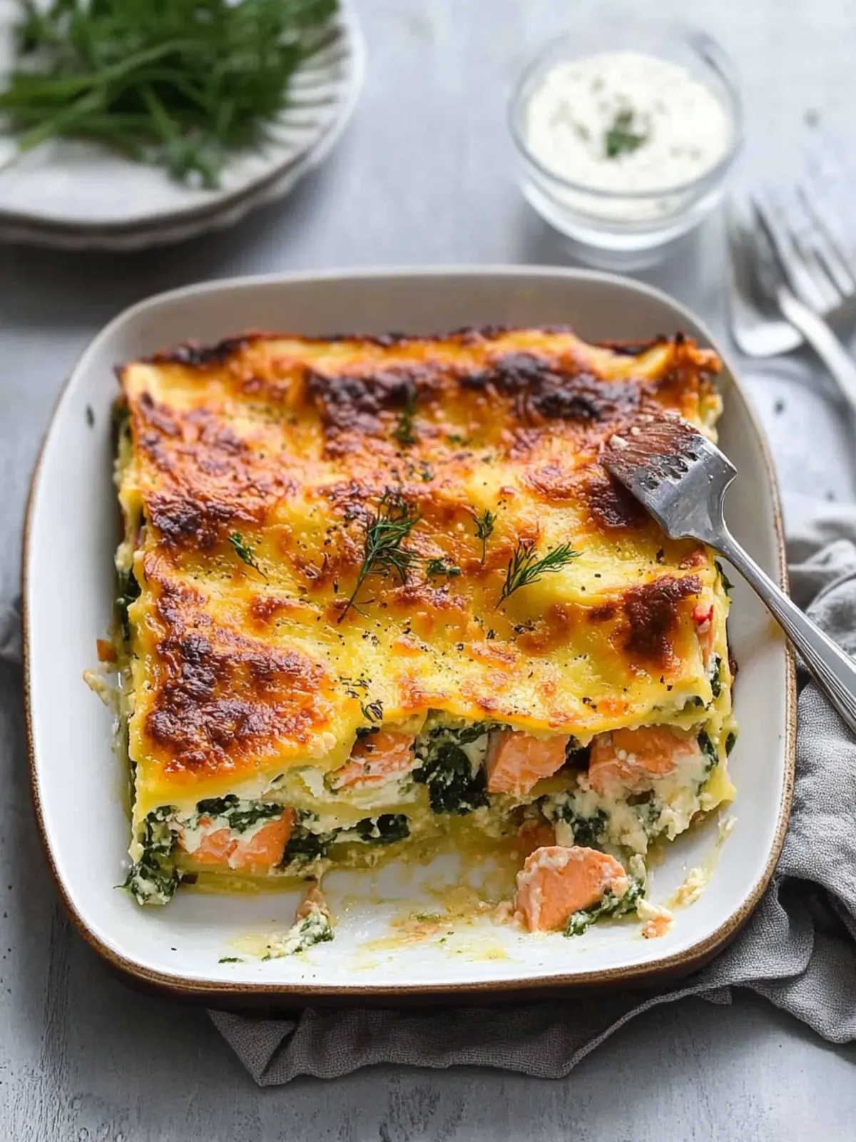Salmon Lasagna