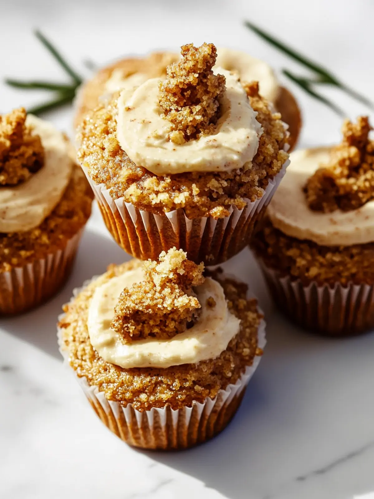 Healthy Carrot Cake Muffins