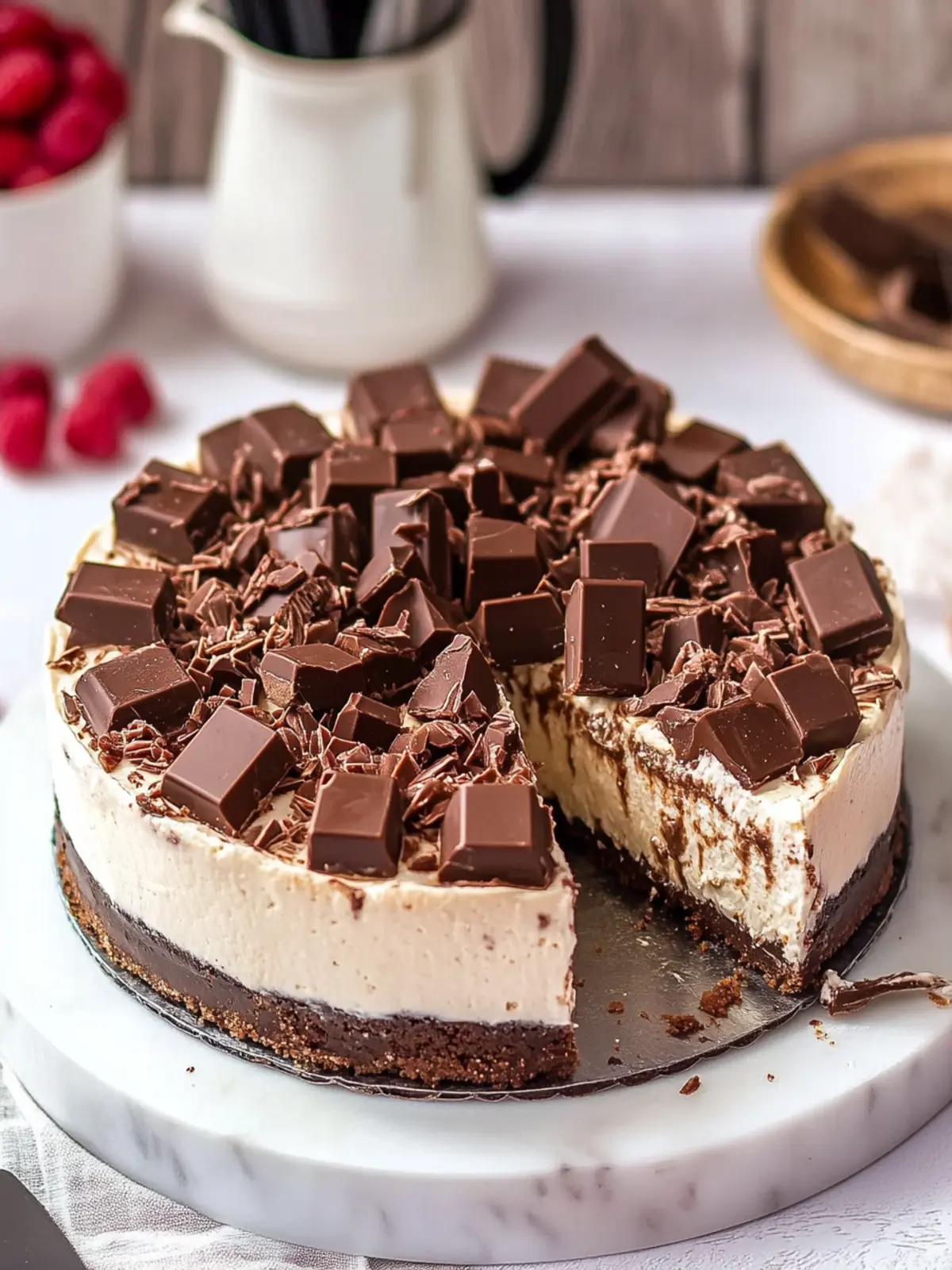 KitKat Cheesecake