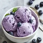 Delicious Blueberry Cottage Cheese Ice Cream You Can Make at Home Blueberry Cottage Cheese Ice Cream