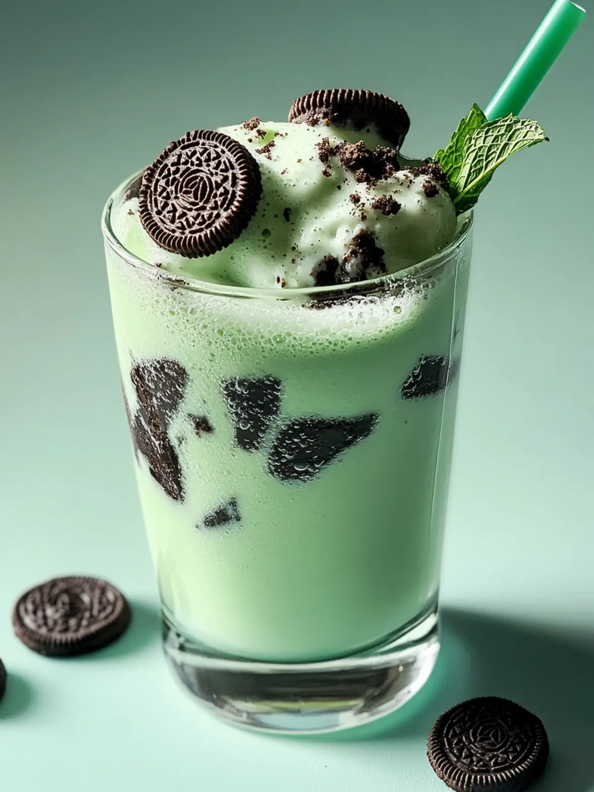 Minty Oreo Milkshake