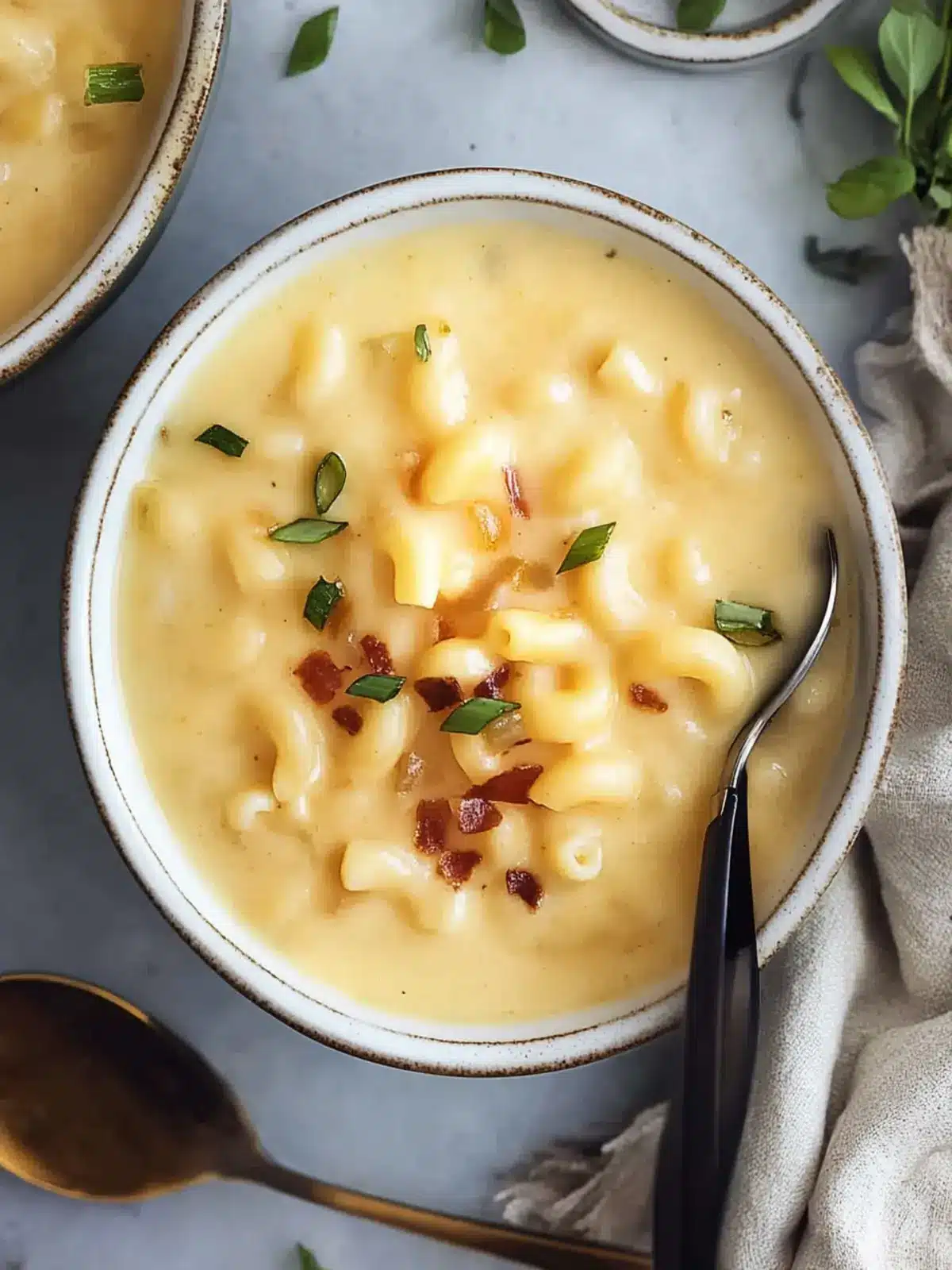 Warm and Creamy Macaroni and Cheese Soup to Savor Macaroni and Cheese Soup