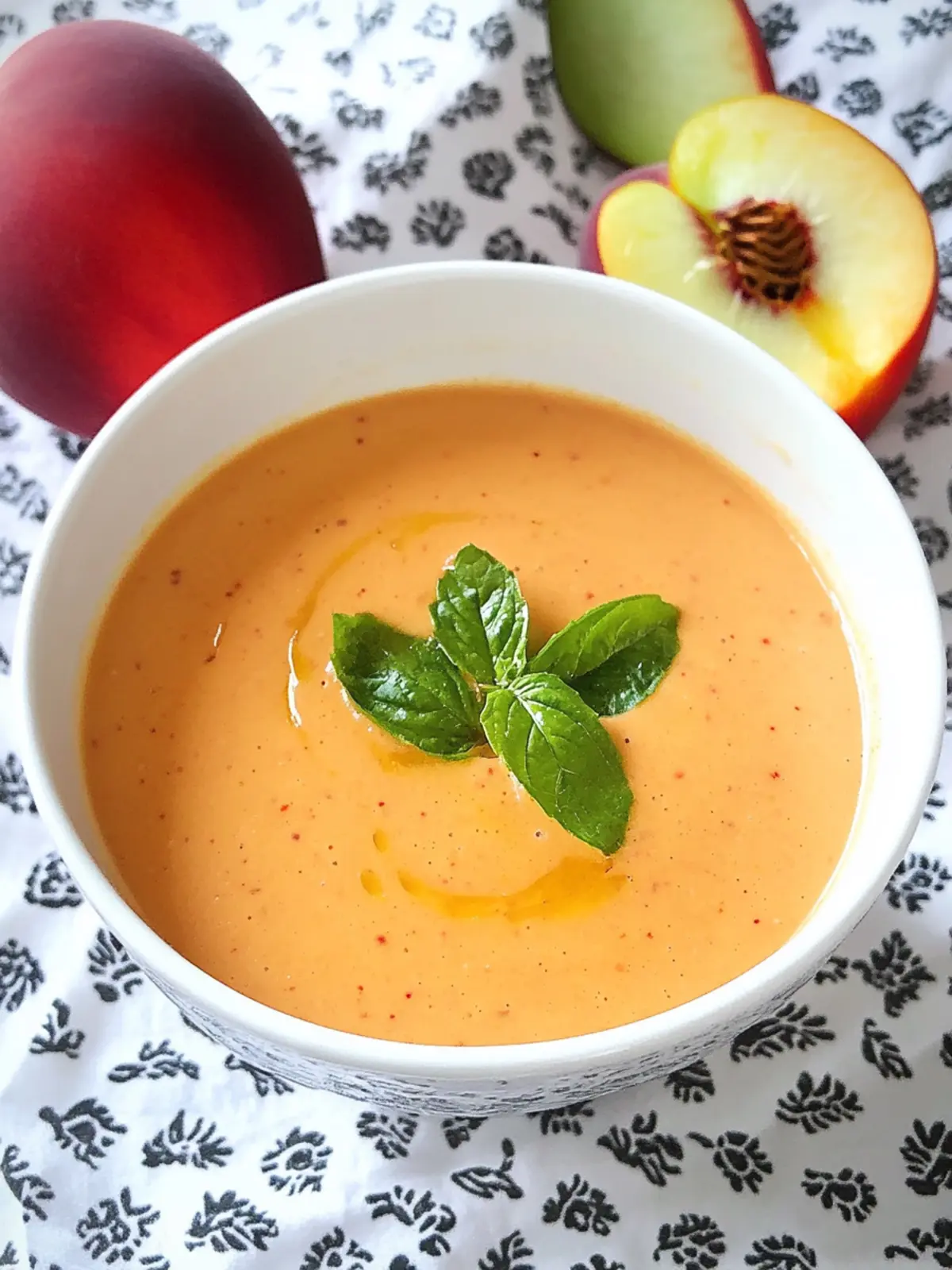 Chilled Peach Soup