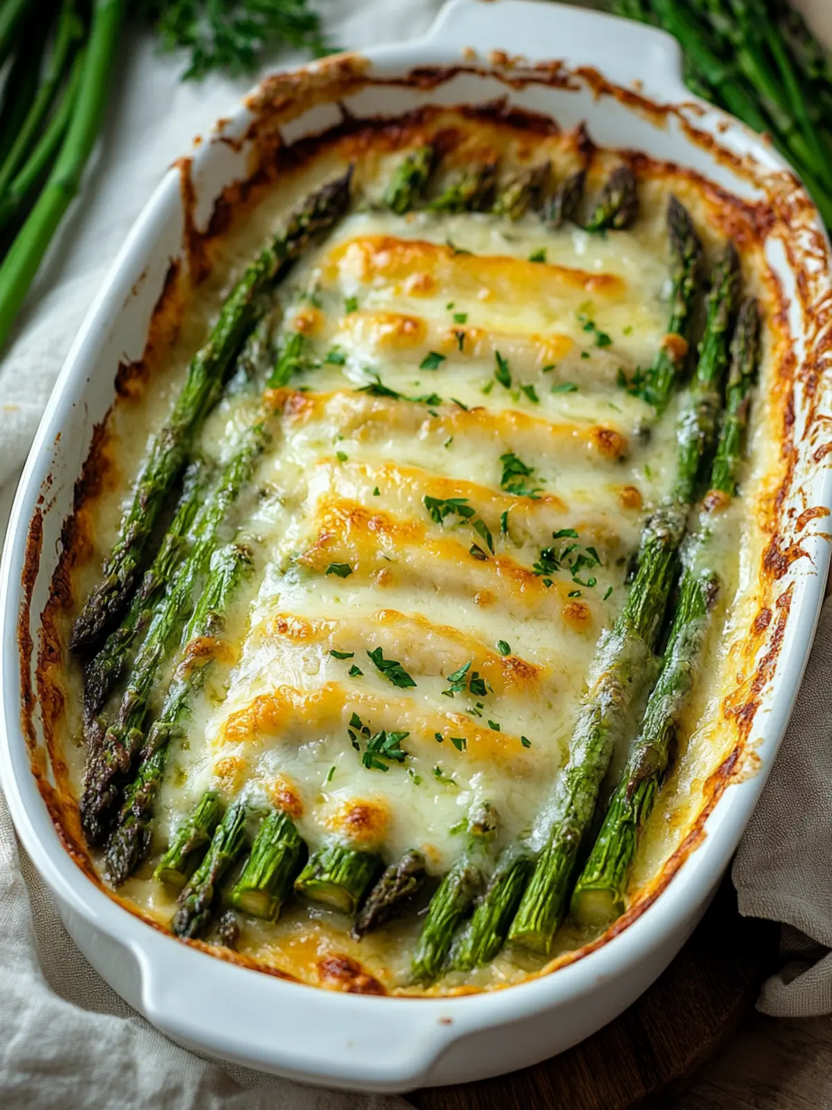 Cheesy Baked Asparagus