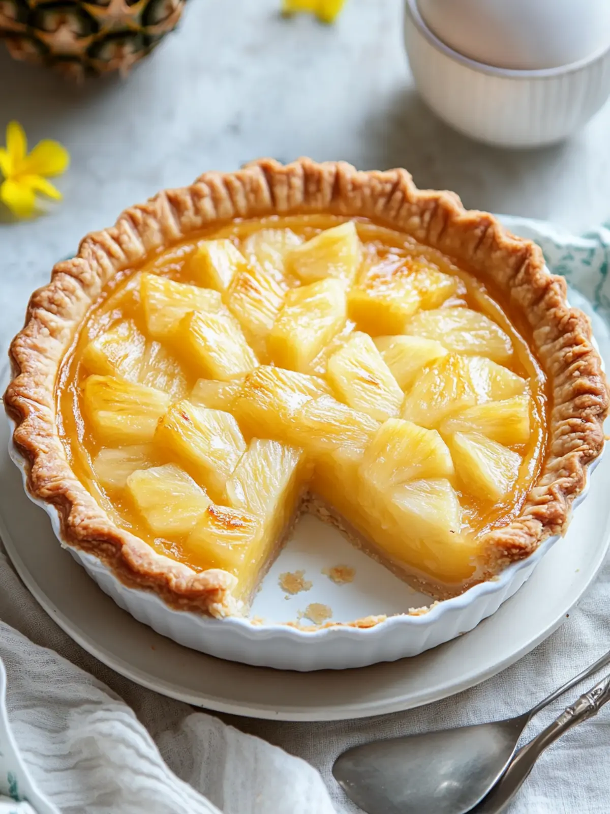 Easter Pineapple Pie