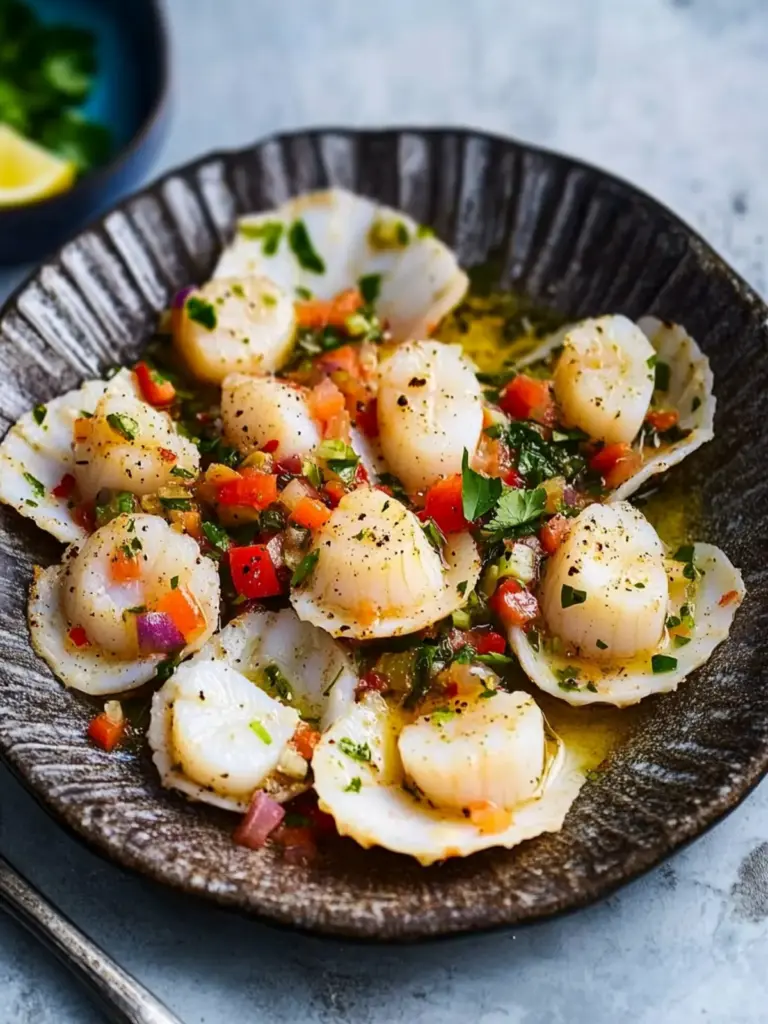 Spicy Scallop Ceviche
