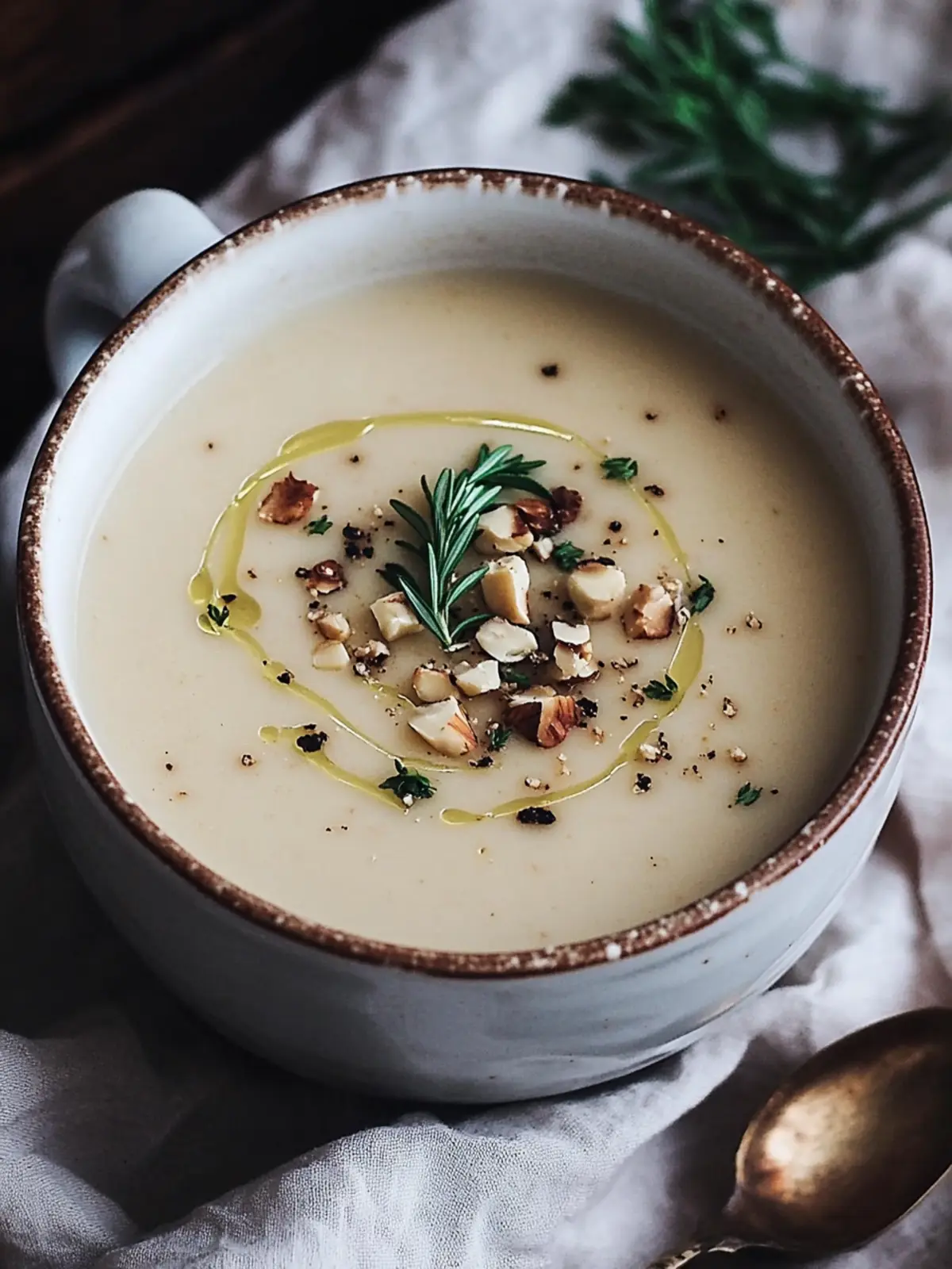 Hazelnut Parsnip Soup
