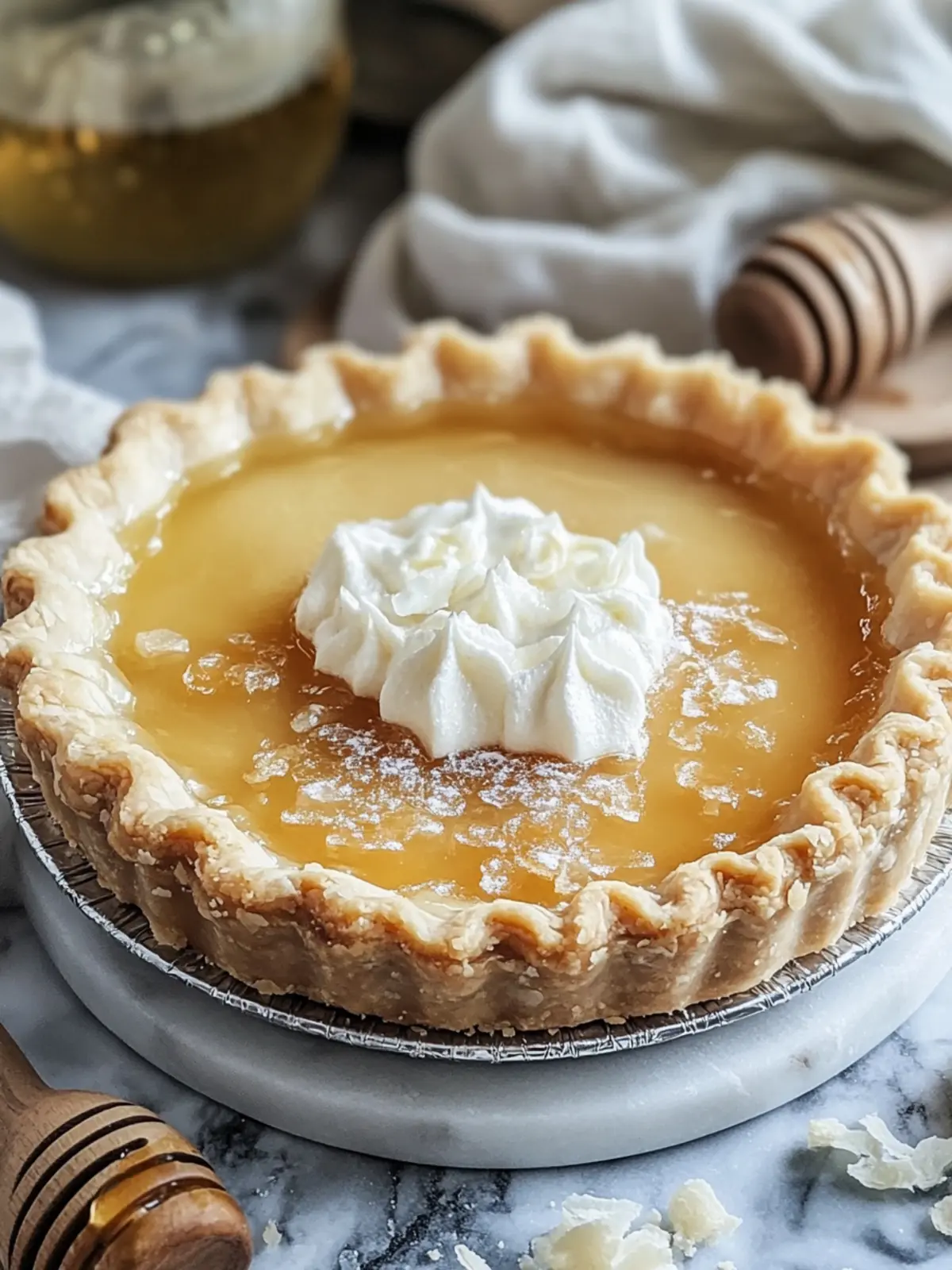 Deliciously Irresistible Salted Whiskey Honey Pie Recipe Salted Whiskey Honey Pie