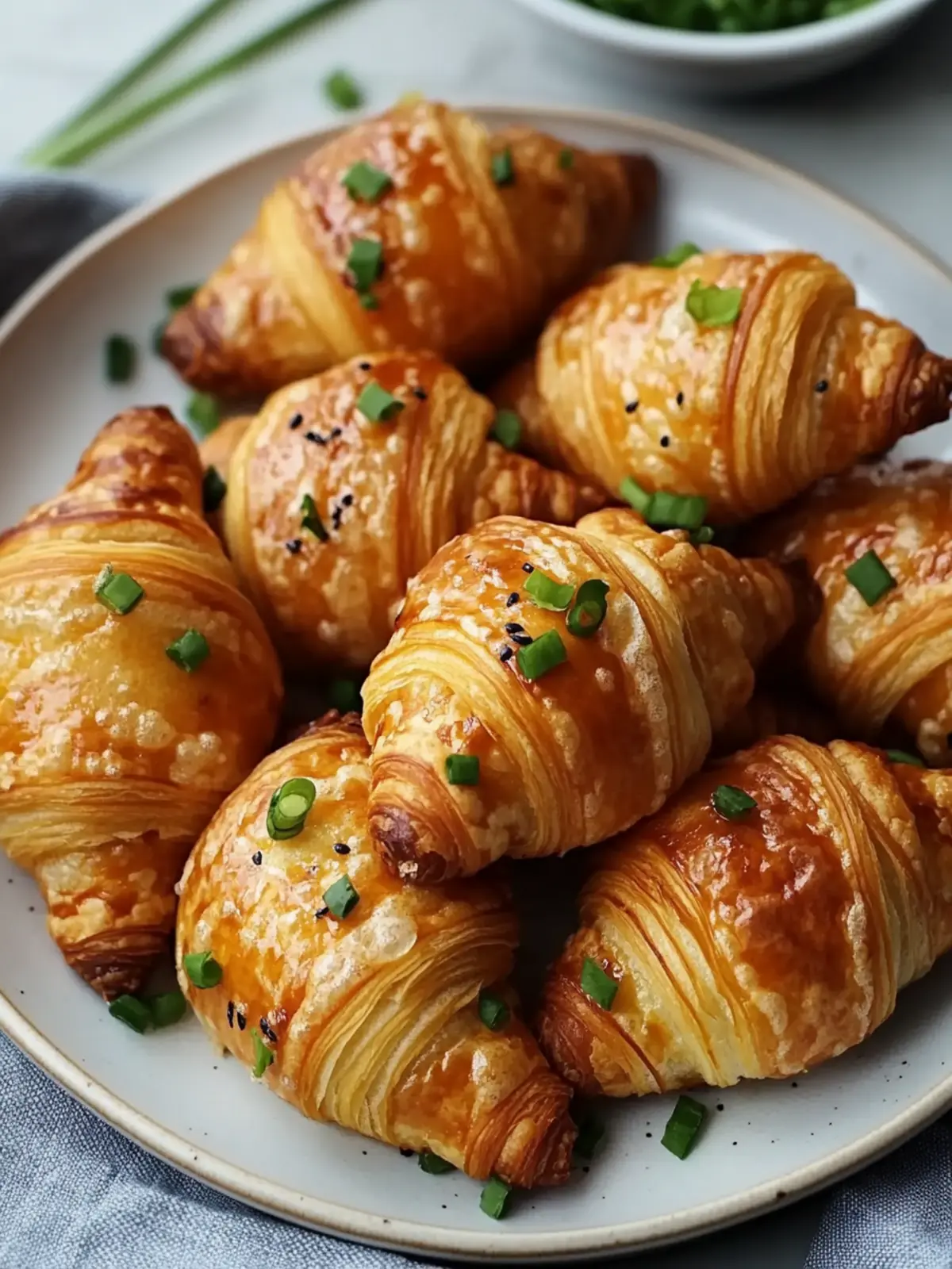 Scallion Pancake Croissants