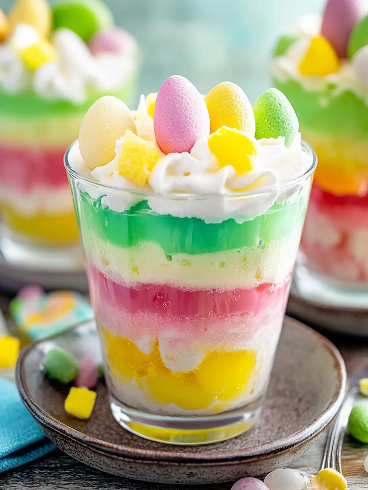 Easter Jello Parfait