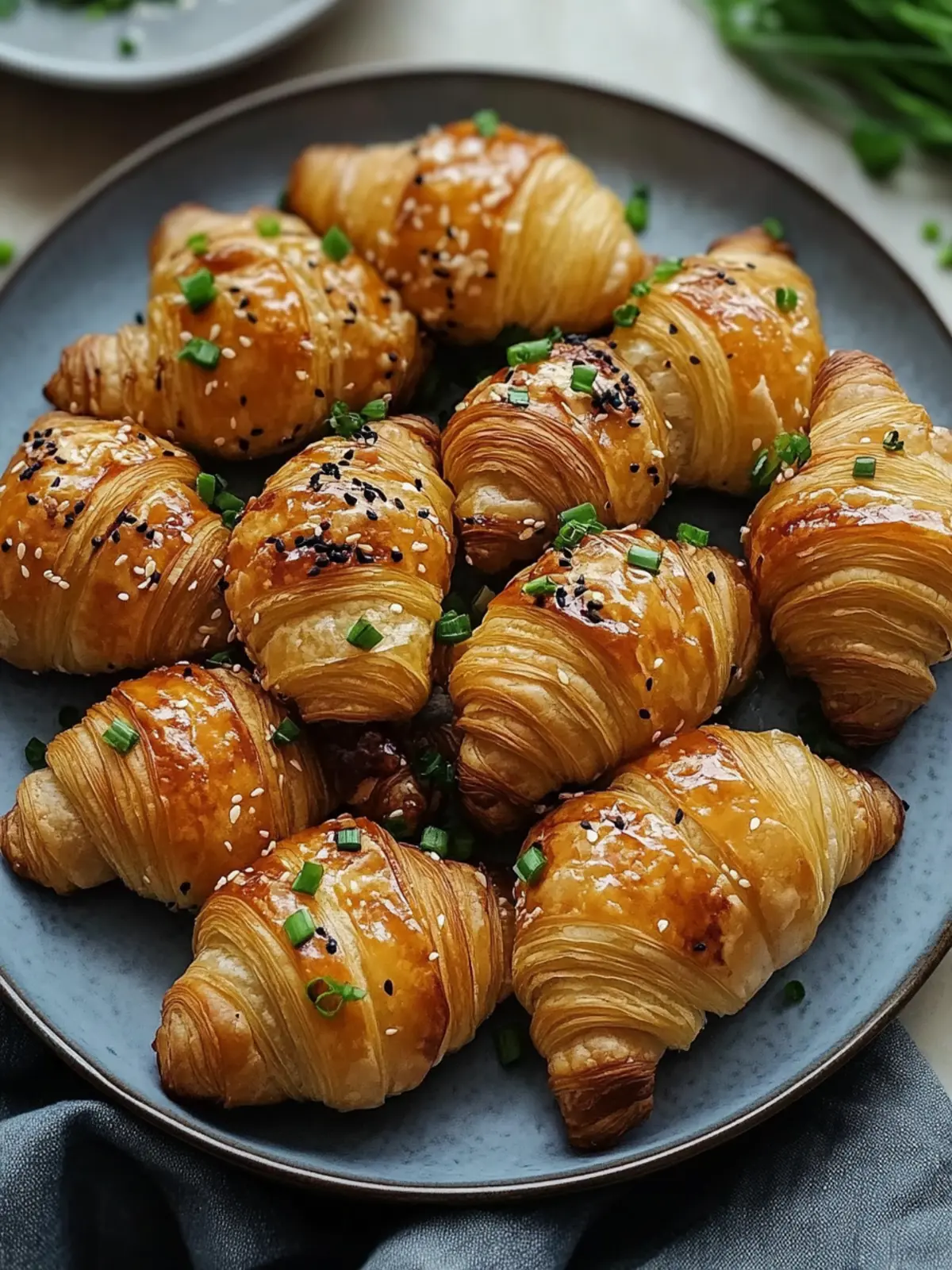 Scallion Pancake Croissants