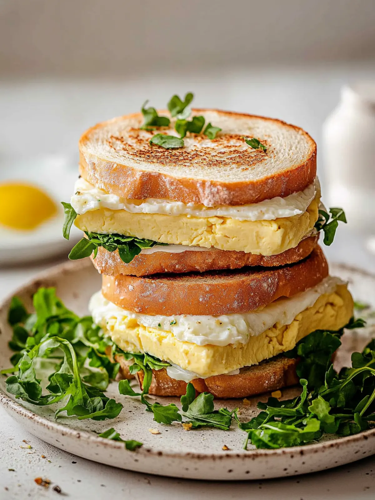 Fluffy Egg Sandwiches