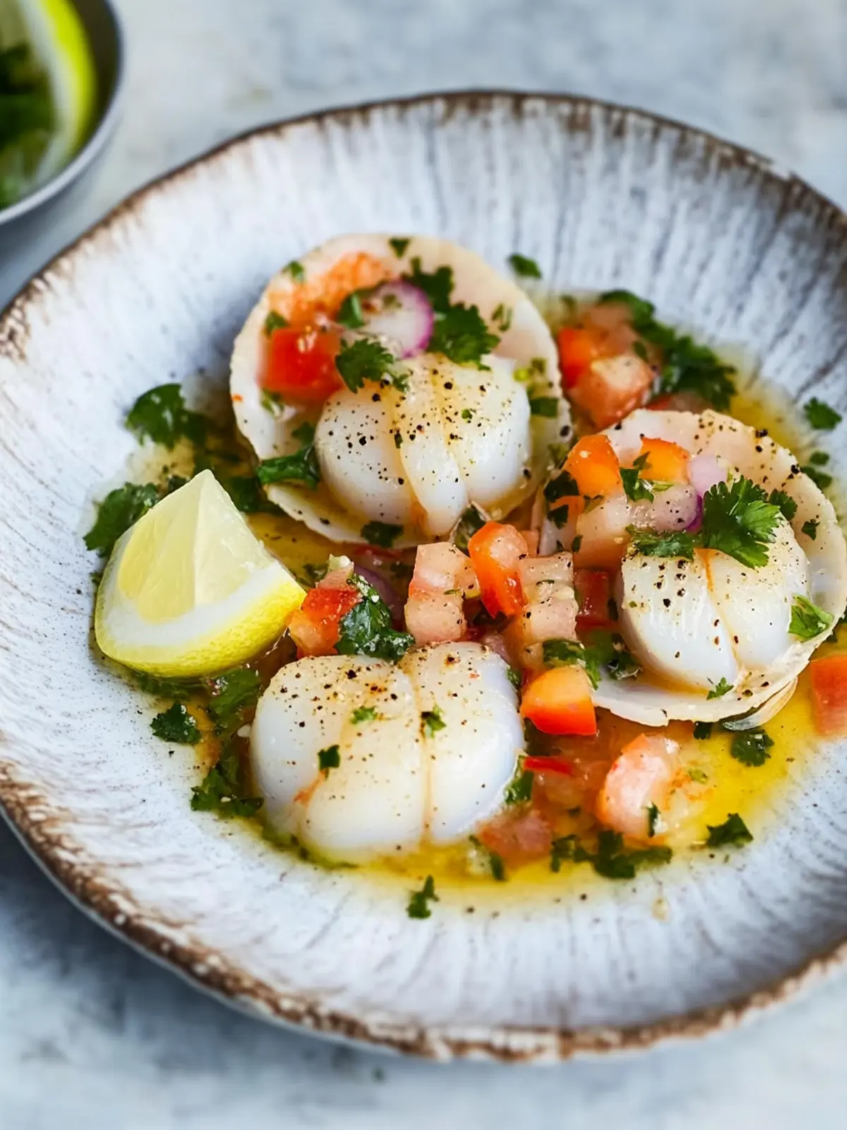 Spicy Scallop Ceviche