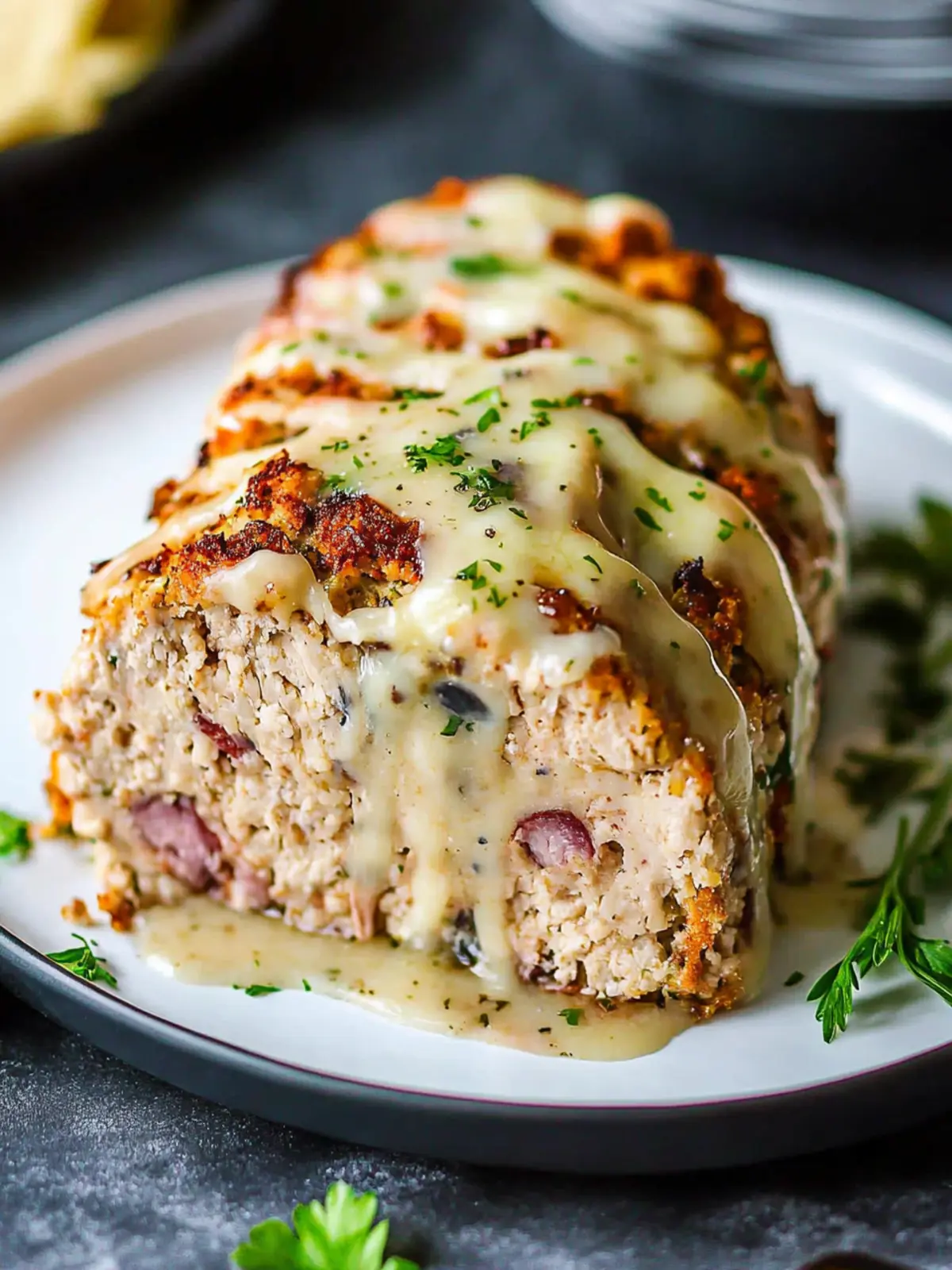 Chicken Cordon Bleu Meatloaf