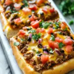 Taco French Bread Pizza