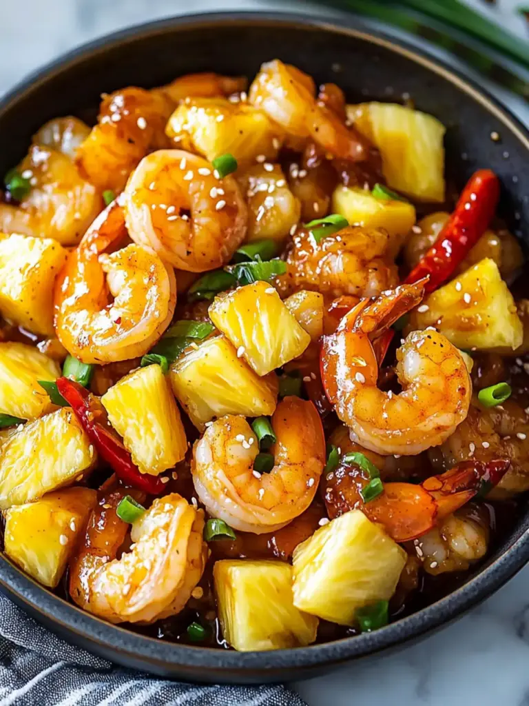 Sweet Chili Pineapple Shrimp