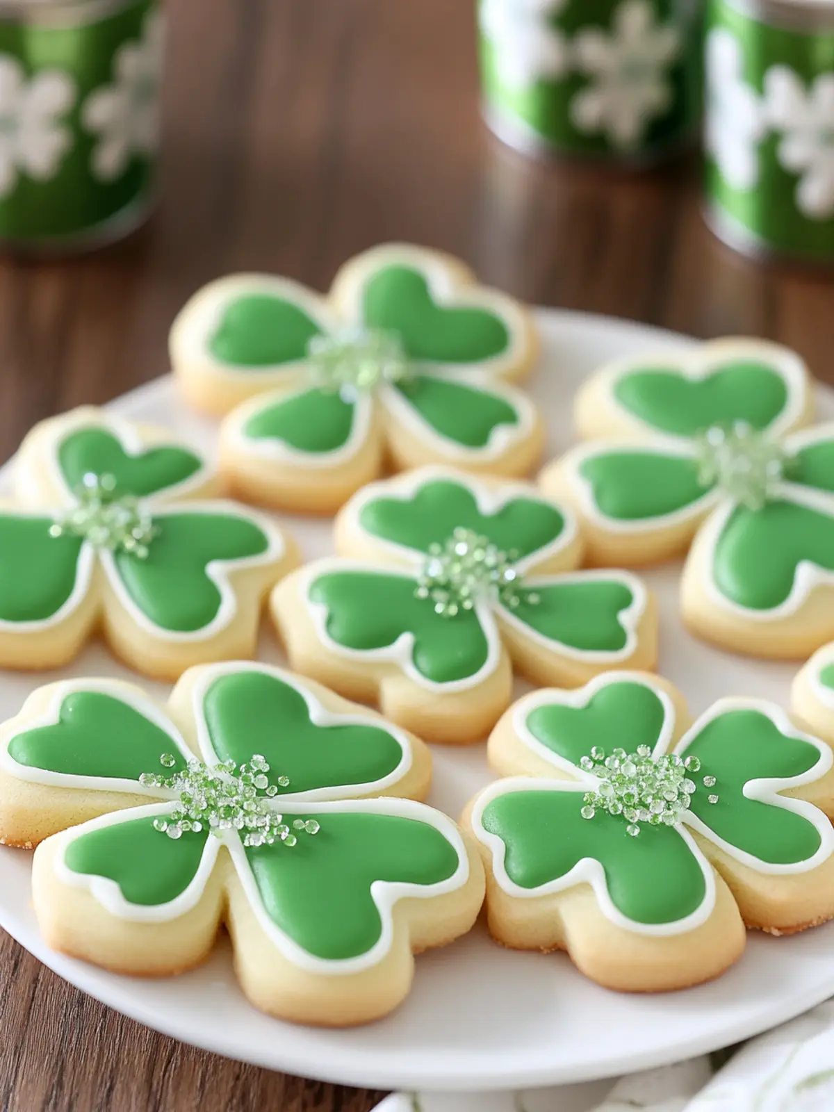 Delicious St. Patrick’s Day Shamrock Sugar Cookies Recipe St. Patrick’s Day Shamrock Sugar Cookies
