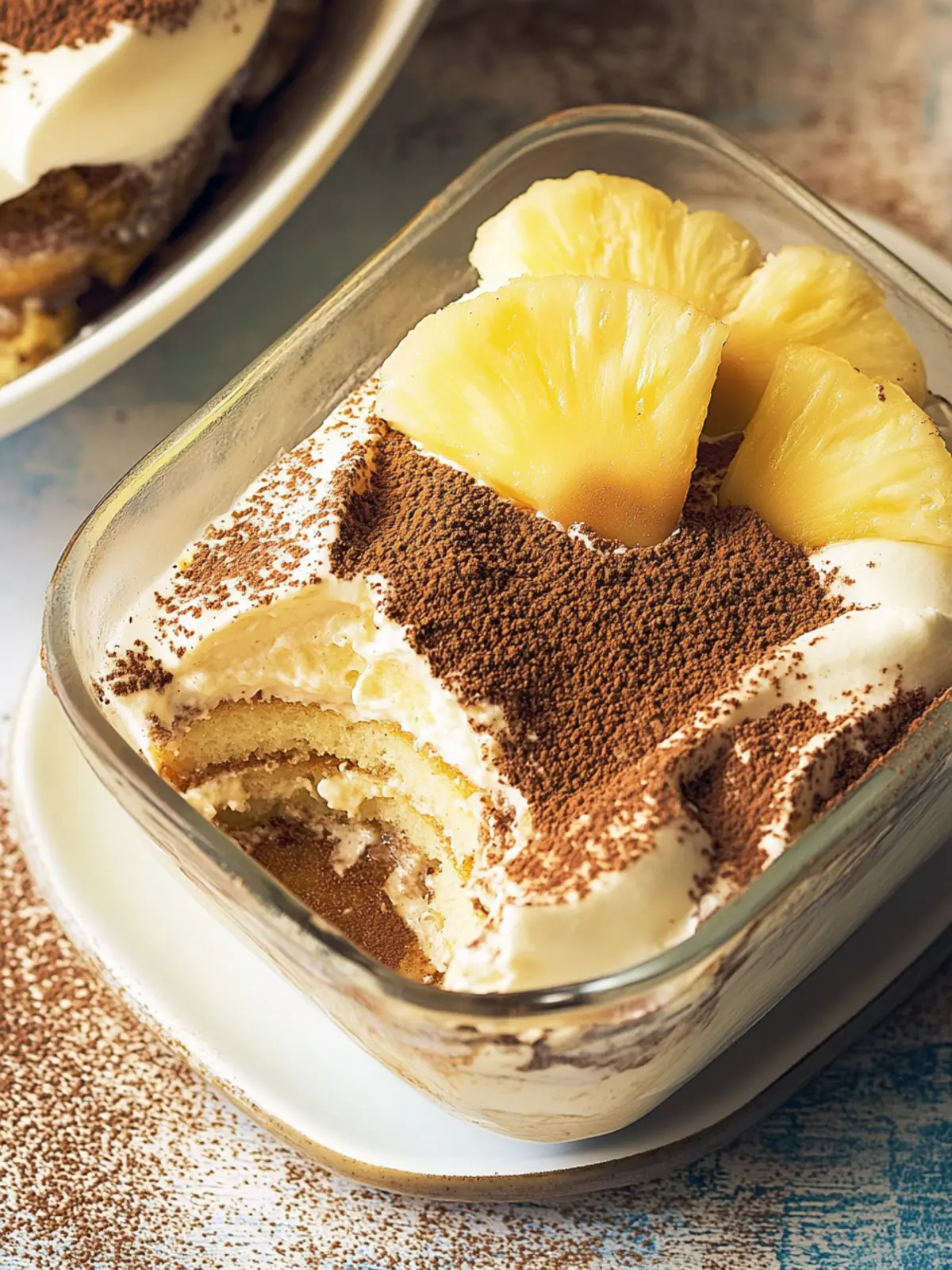 Pineapple & Spiced Rum Tiramisu