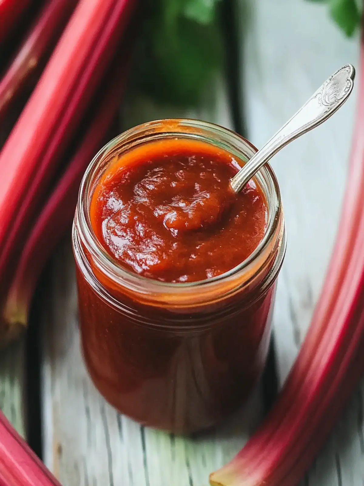 Rhubarb Barbecue Sauce