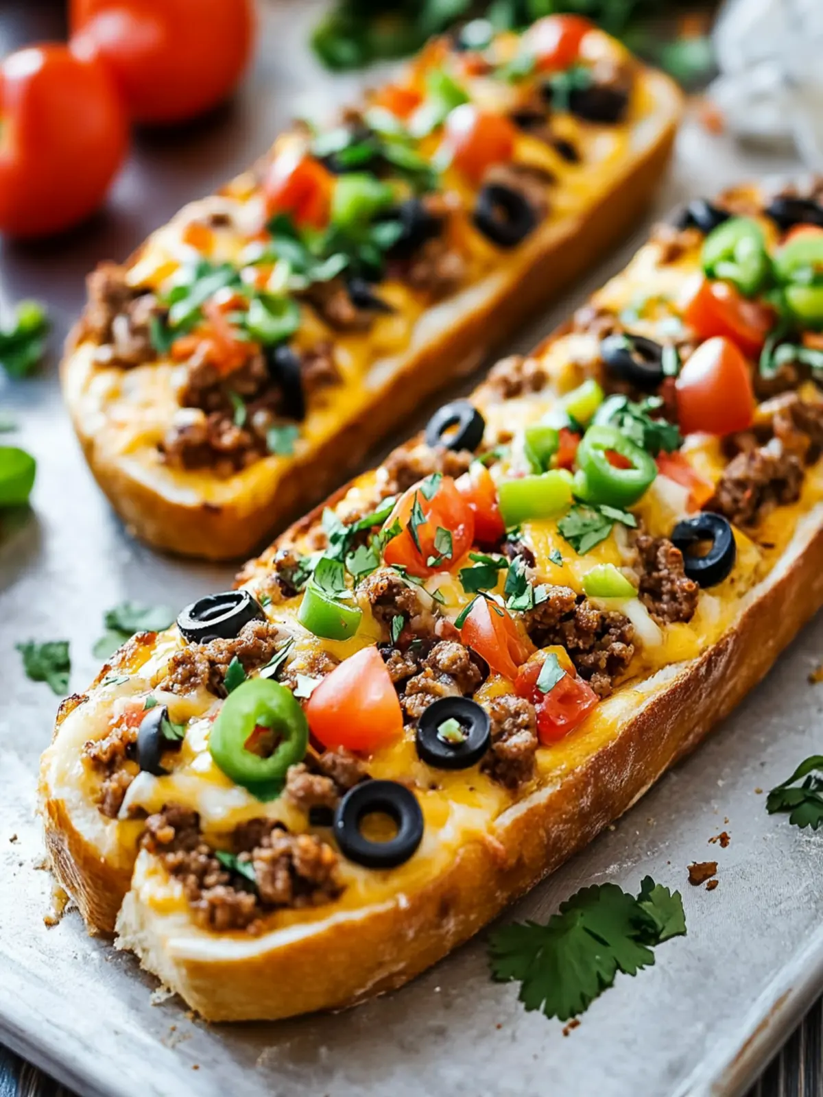 Taco French Bread Pizza