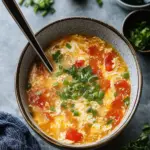 Tomato Egg Drop Soup