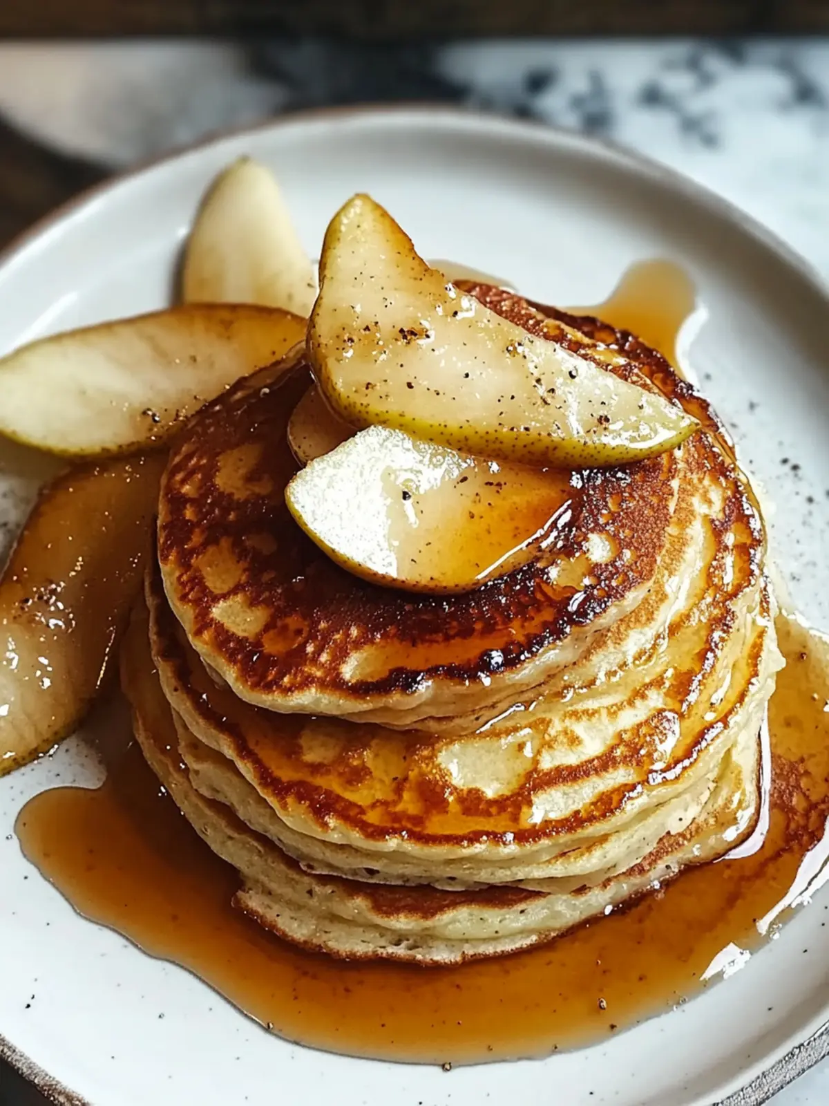 Pear Cardamom Pancakes