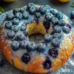 Blueberry Protein Bagels Lemon