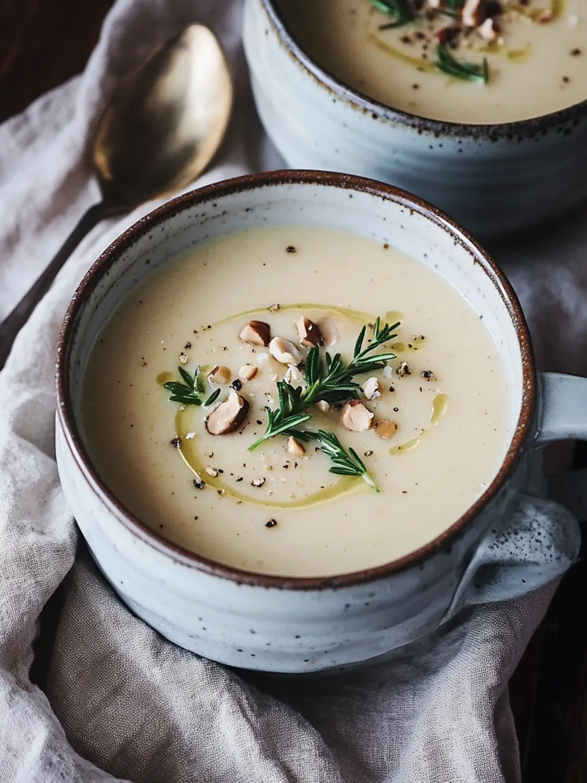 Hazelnut Parsnip Soup