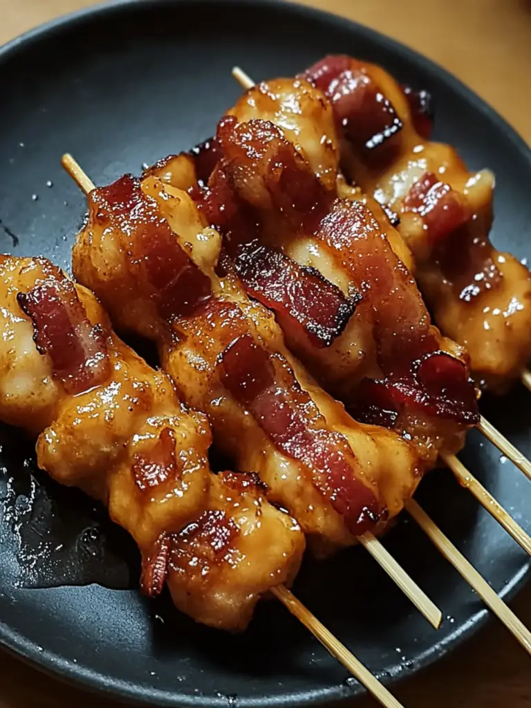 Sweet Maple Bacon Chicken Pops