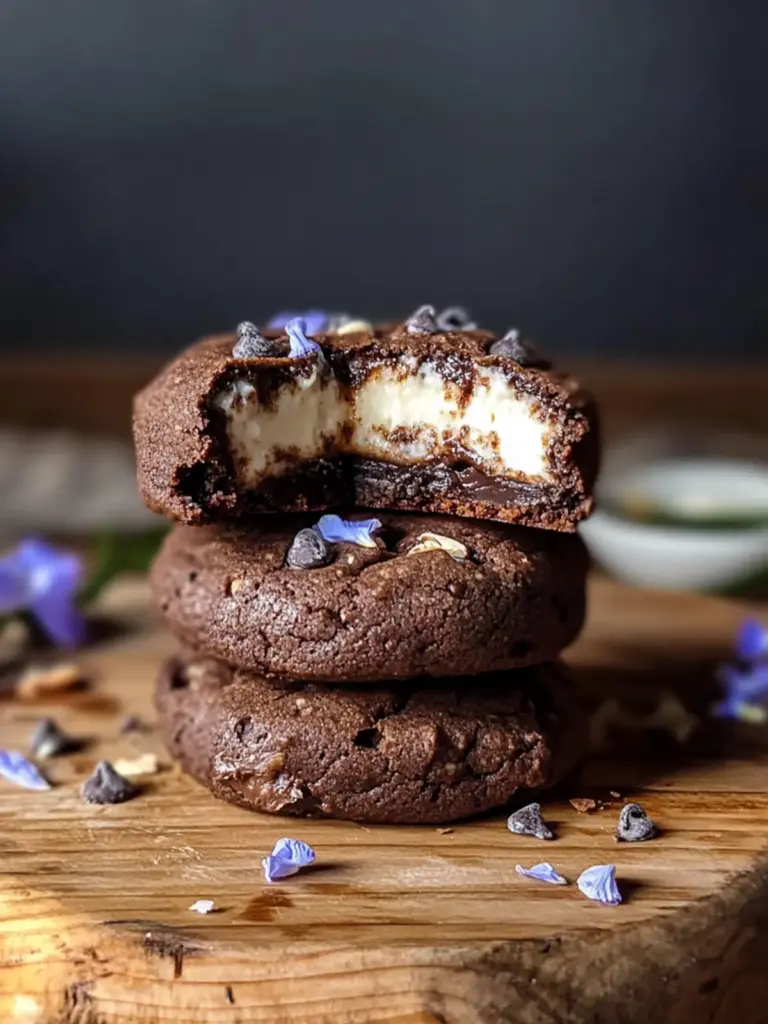 Chocolate Cheesecake Cookies