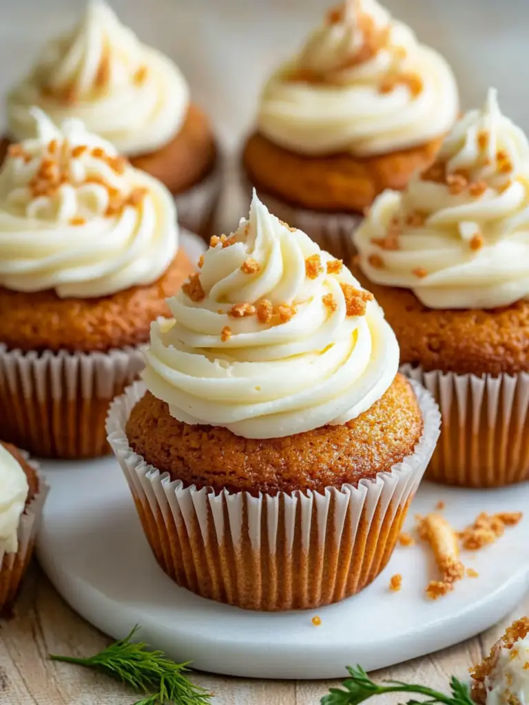 Carrot Cream Cheese Cupcakes