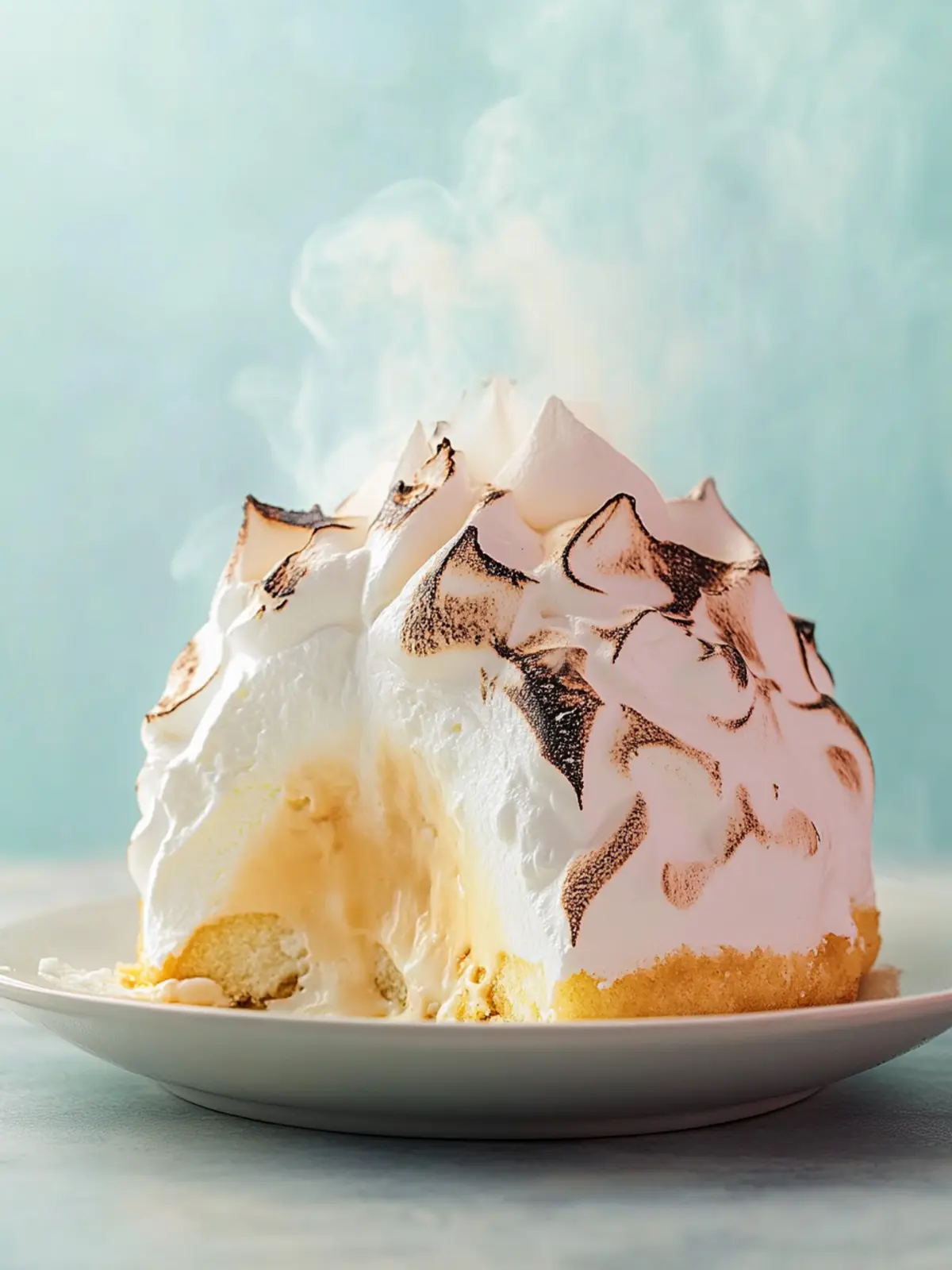 Baked Alaska Bliss: Easy Brownie Dessert to Wow Your Guests Baked Alaska