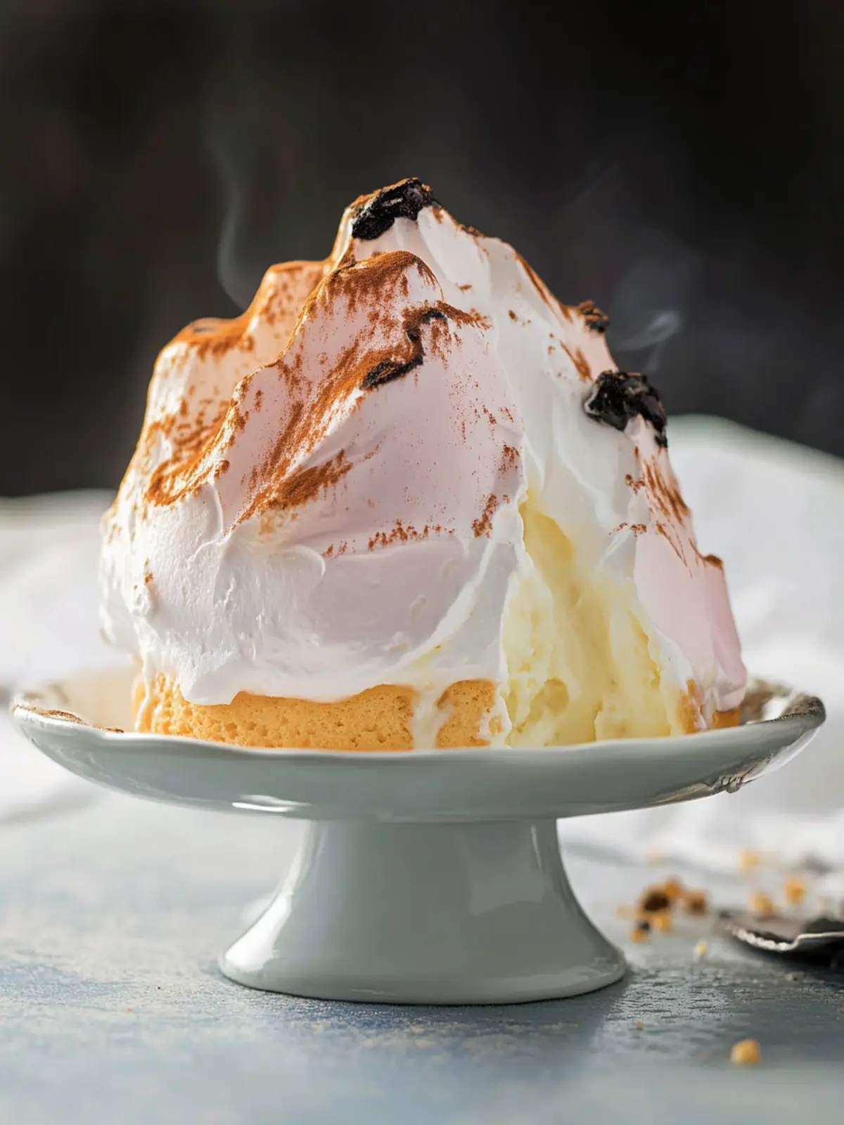 Baked Alaska Bliss: Easy Brownie Dessert to Wow Your Guests Baked Alaska