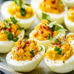 Mexican Street Corn Deviled Eggs