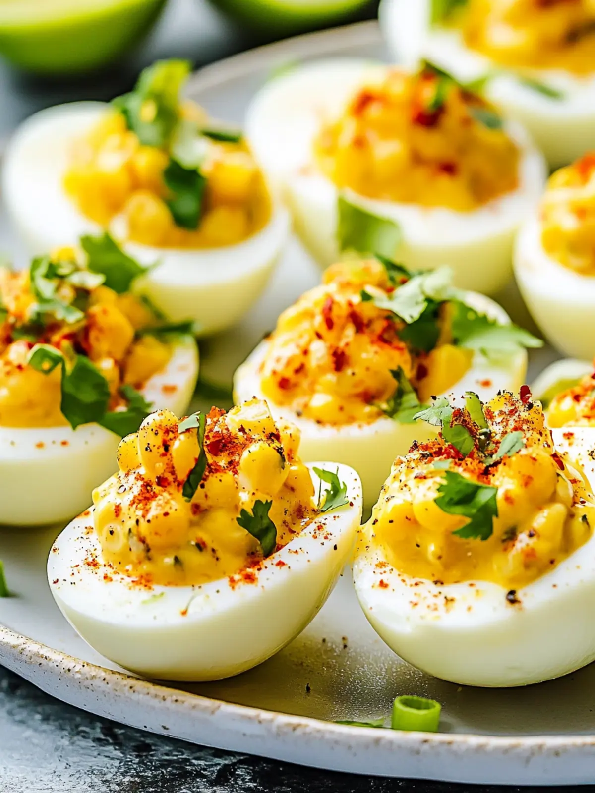 Mexican Street Corn Deviled Eggs That Steal the Party Show Mexican Street Corn Deviled Eggs