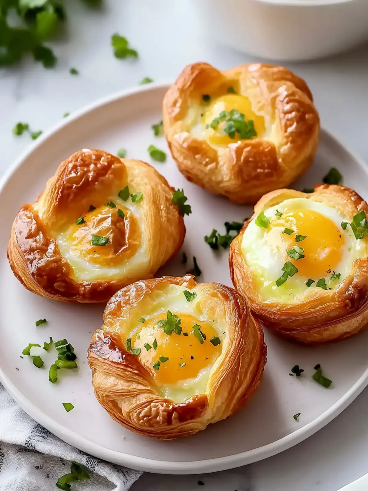 Croissant Egg Cups