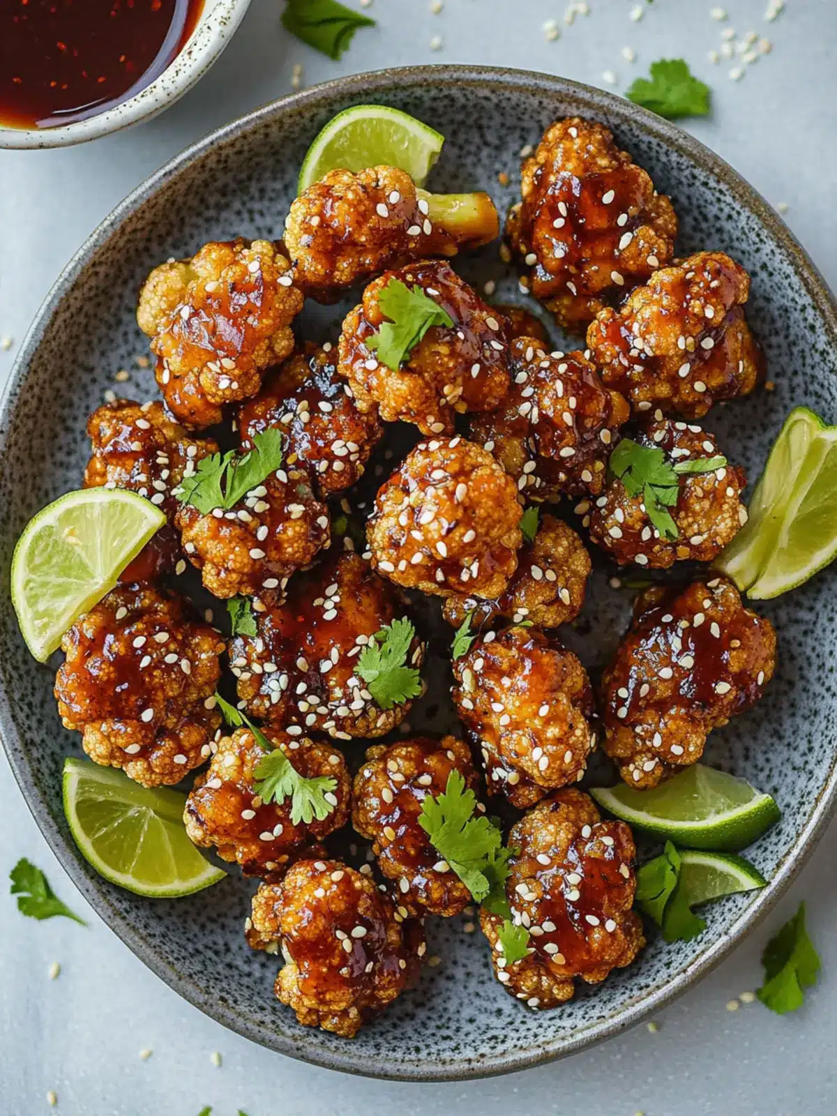 Teriyaki Cauliflower Wings