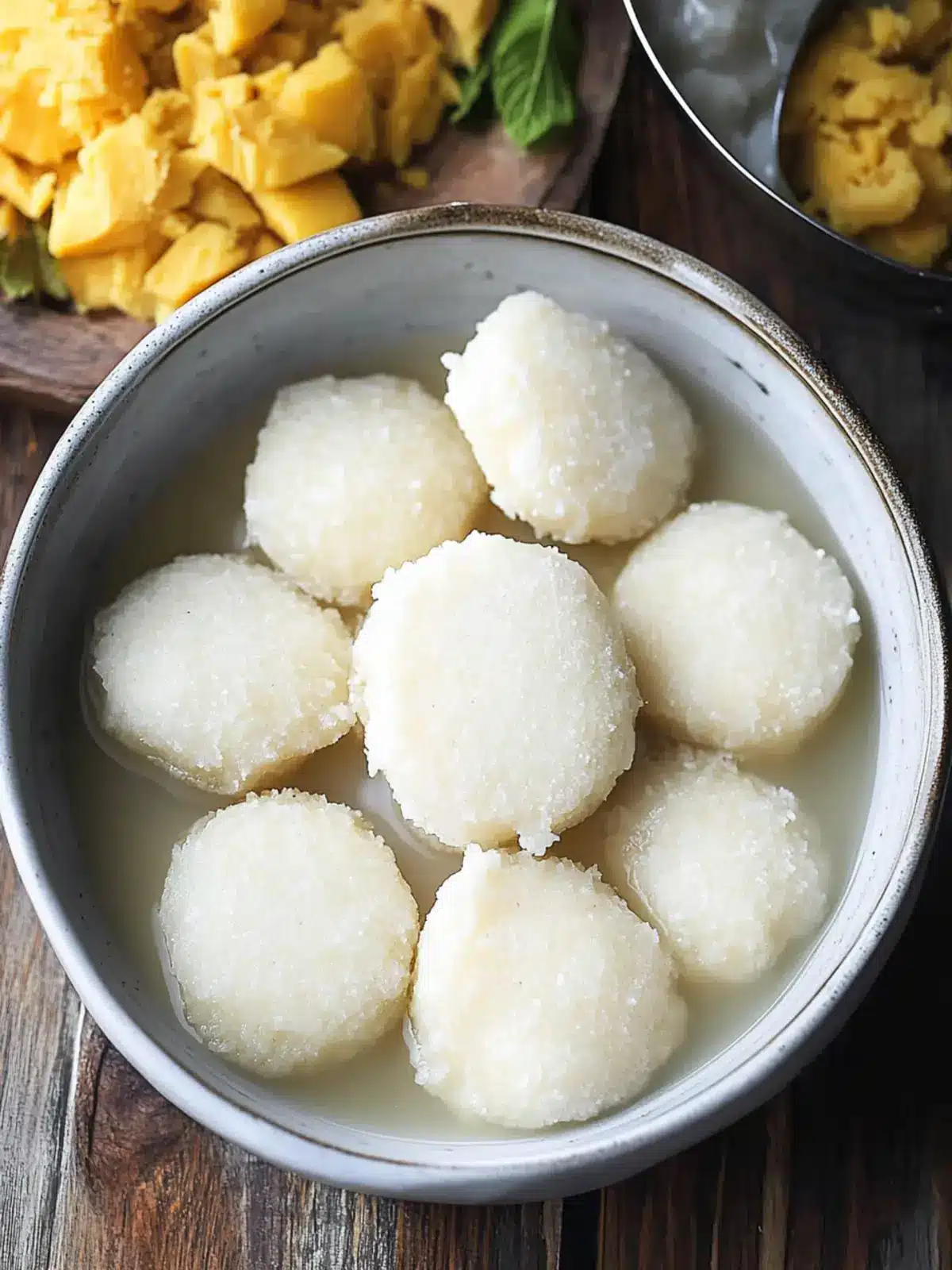 Caribbean Boiled Coconut Dumplings