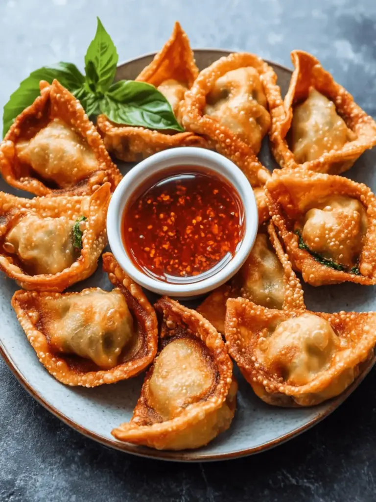 Crispy Curry Vegetable Wontons