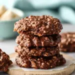 Chocolate Peanut Butter No Bake Cookies