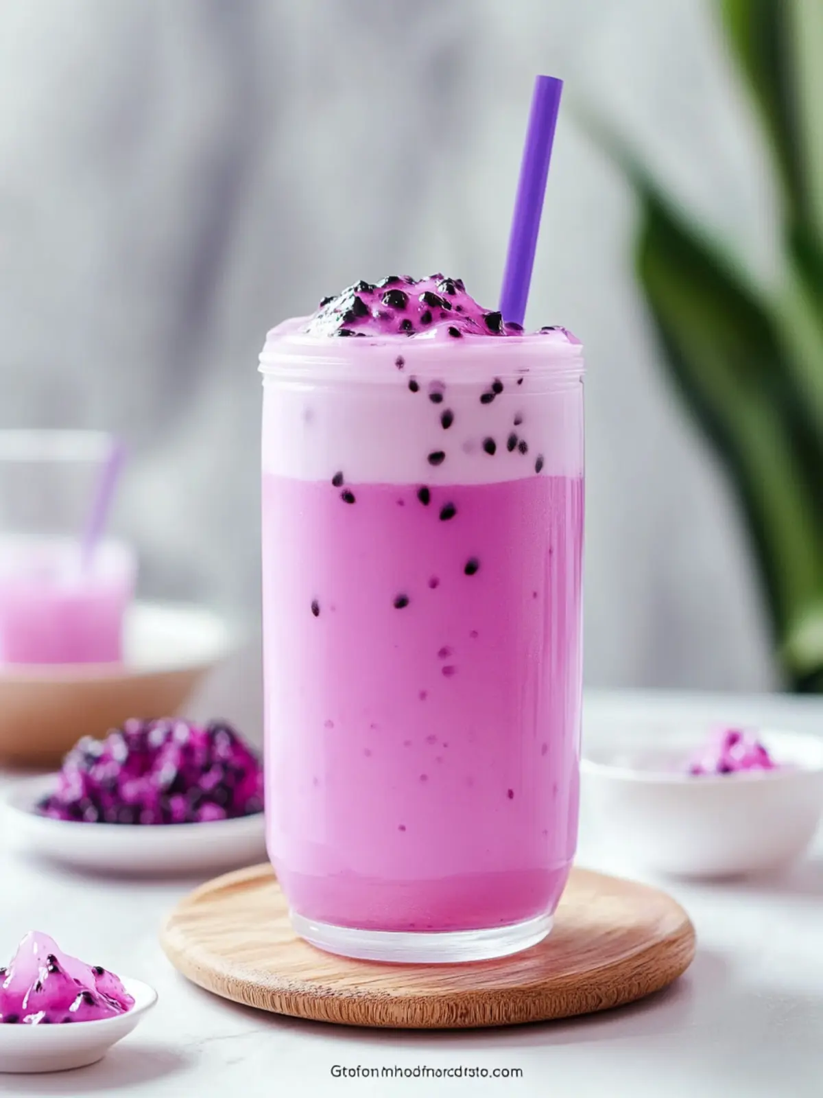 Dragon Fruit Milk Tea