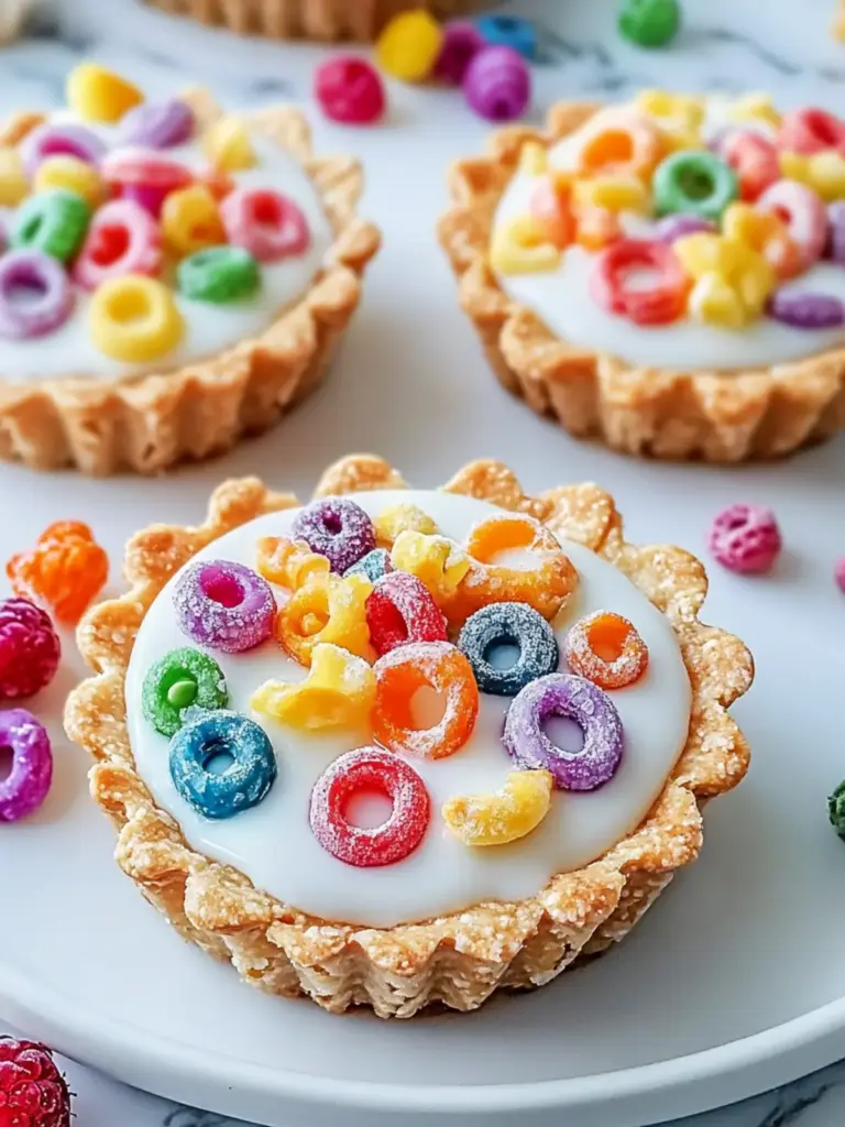 Cereal Milk Tartlets