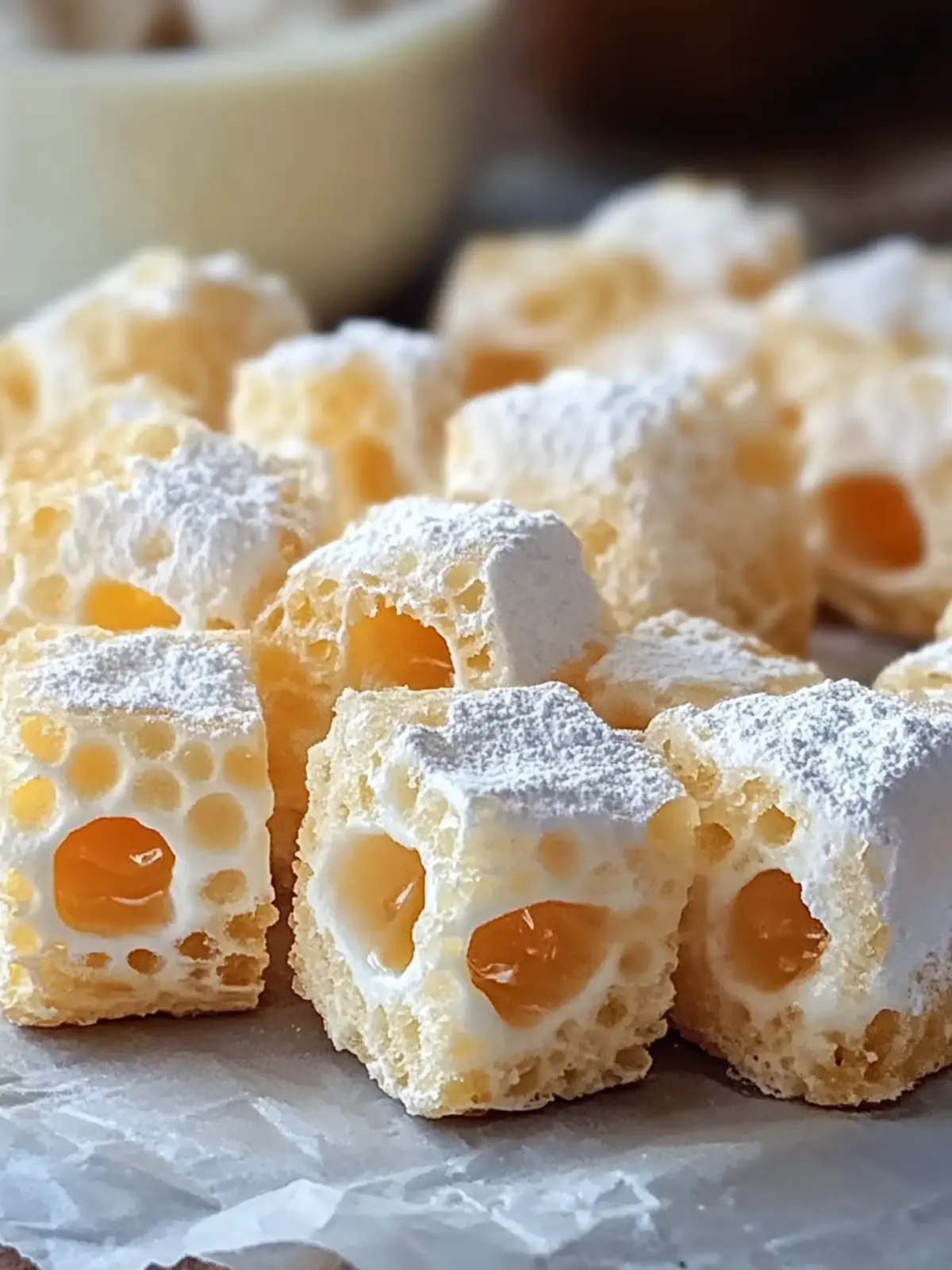 Honeycomb Marshmallow Treats